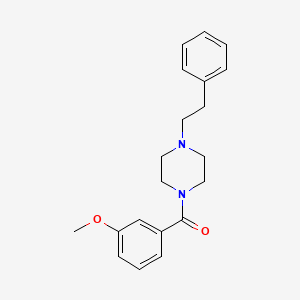 1-(3-methoxybenzoyl)-4-(2-phenylethyl)piperazine