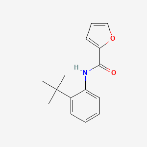 molecular formula C15H17NO2 B4433730 N-(2-tert-butylphenyl)-2-furamide 