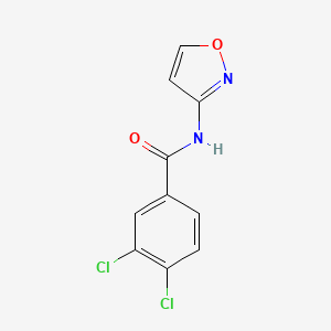 molecular formula C10H6Cl2N2O2 B4433731 3,4-dichloro-N-3-isoxazolylbenzamide 