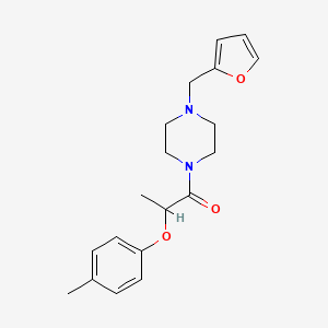 1-(2-furylmethyl)-4-[2-(4-methylphenoxy)propanoyl]piperazine