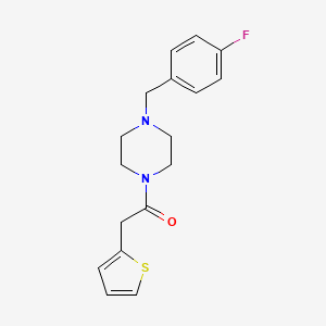 1-(4-fluorobenzyl)-4-(2-thienylacetyl)piperazine