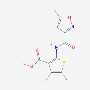 methyl 4,5-dimethyl-2-{[(5-methyl-3-isoxazolyl)carbonyl]amino}-3-thiophenecarboxylate