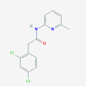 molecular formula C14H12Cl2N2O B4433842 2-(2,4-dichlorophenyl)-N-(6-methyl-2-pyridinyl)acetamide 