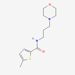 5-methyl-N-[3-(4-morpholinyl)propyl]-2-thiophenecarboxamide