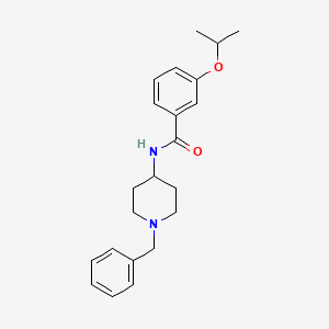 N-(1-benzyl-4-piperidinyl)-3-isopropoxybenzamide