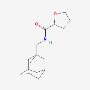 molecular formula C16H25NO2 B4433942 N-(1-adamantylmethyl)tetrahydro-2-furancarboxamide 