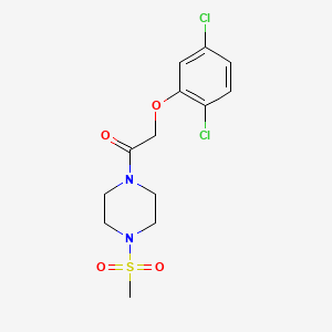 1-[(2,5-dichlorophenoxy)acetyl]-4-(methylsulfonyl)piperazine