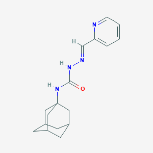 molecular formula C17H22N4O B443396 2-pyridinecarbaldehyde N-(1-adamantyl)semicarbazone CAS No. 348105-14-6