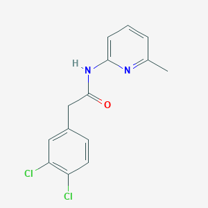 molecular formula C14H12Cl2N2O B4433982 2-(3,4-dichlorophenyl)-N-(6-methyl-2-pyridinyl)acetamide 