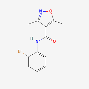 N-(2-bromophenyl)-3,5-dimethyl-4-isoxazolecarboxamide