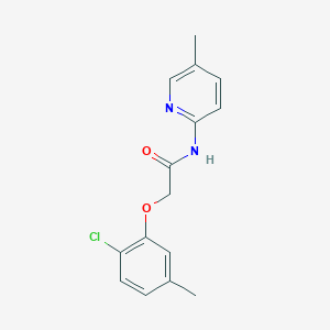2-(2-chloro-5-methylphenoxy)-N-(5-methyl-2-pyridinyl)acetamide