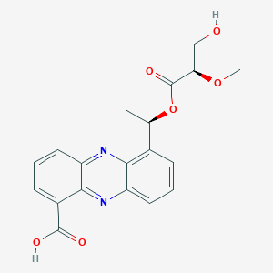 molecular formula C19H18N2O6 B044341 Dob-41 antibiotic CAS No. 115666-98-3