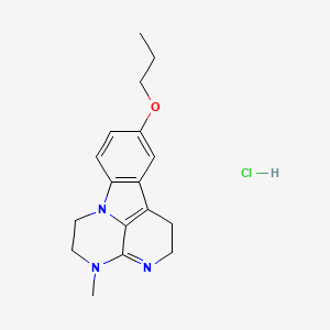 4-methyl-9-propoxy-2,4,5,6-tetrahydro-1H-3,4,6a-triazafluoranthene hydrochloride