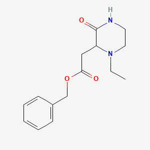 benzyl (1-ethyl-3-oxo-2-piperazinyl)acetate