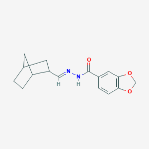 N'-(bicyclo[2.2.1]hept-2-ylmethylene)-1,3-benzodioxole-5-carbohydrazide