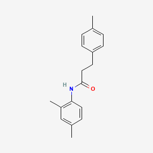molecular formula C18H21NO B4434292 N-(2,4-dimethylphenyl)-3-(4-methylphenyl)propanamide 