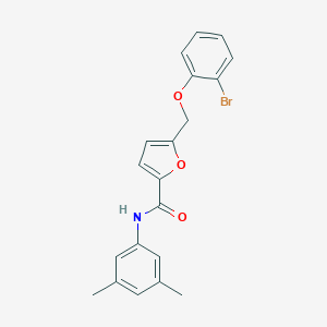 molecular formula C20H18BrNO3 B443434 5-[(2-bromophenoxy)methyl]-N-(3,5-dimethylphenyl)-2-furamide 