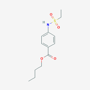 molecular formula C13H19NO4S B443445 Butyl 4-[(ethylsulfonyl)amino]benzoate 