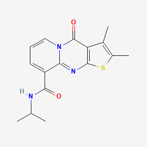 molecular formula C16H17N3O2S B4434476 N-isopropyl-2,3-dimethyl-4-oxo-4H-pyrido[1,2-a]thieno[2,3-d]pyrimidine-9-carboxamide 