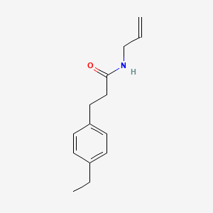 molecular formula C14H19NO B4434486 N-allyl-3-(4-ethylphenyl)propanamide 