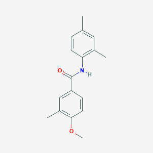 molecular formula C17H19NO2 B4434513 N-(2,4-dimethylphenyl)-4-methoxy-3-methylbenzamide 