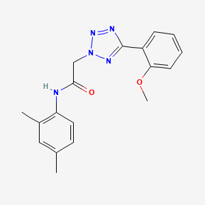 molecular formula C18H19N5O2 B4434538 N-(2,4-dimethylphenyl)-2-[5-(2-methoxyphenyl)-2H-tetrazol-2-yl]acetamide 
