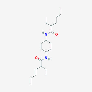 molecular formula C22H42N2O2 B443461 2-ethyl-N-{4-[(2-ethylhexanoyl)amino]cyclohexyl}hexanamide 