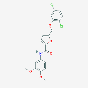 5-[(2,5-dichlorophenoxy)methyl]-N-(3,4-dimethoxyphenyl)furan-2-carboxamide