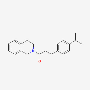 2-[3-(4-isopropylphenyl)propanoyl]-1,2,3,4-tetrahydroisoquinoline