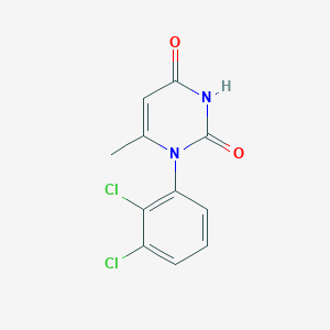 molecular formula C11H8Cl2N2O2 B4434774 1-(2,3-dichlorophenyl)-6-methyl-2,4(1H,3H)-pyrimidinedione CAS No. 950244-84-5