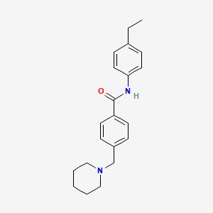 molecular formula C21H26N2O B4434794 N-(4-ethylphenyl)-4-(1-piperidinylmethyl)benzamide 