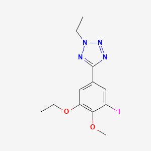 5-(3-ethoxy-5-iodo-4-methoxyphenyl)-2-ethyl-2H-tetrazole