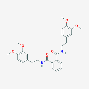 molecular formula C28H32N2O6 B443489 N~1~,N~2~-bis[2-(3,4-dimethoxyphenyl)ethyl]phthalamide 