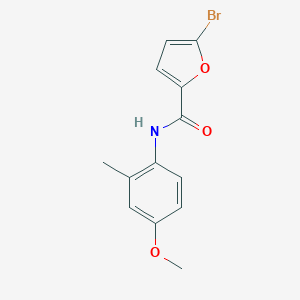 molecular formula C13H12BrNO3 B443492 5-bromo-N-(4-methoxy-2-methylphenyl)-2-furamide 