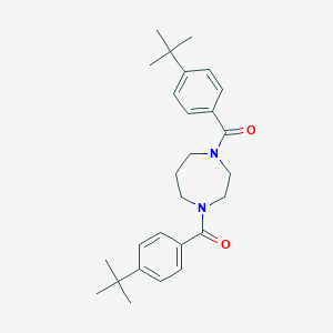 molecular formula C27H36N2O2 B443495 1,4-Bis(4-tert-butylbenzoyl)-1,4-diazepane CAS No. 548452-22-8