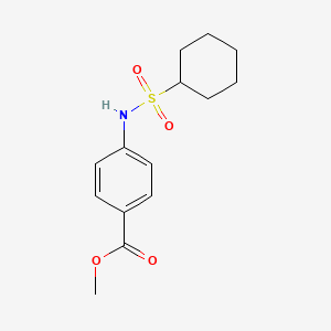 methyl 4-[(cyclohexylsulfonyl)amino]benzoate