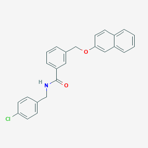 N-(4-chlorobenzyl)-3-[(2-naphthyloxy)methyl]benzamide