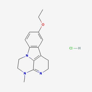 9-ethoxy-4-methyl-2,4,5,6-tetrahydro-1H-3,4,6a-triazafluoranthene hydrochloride