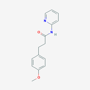 molecular formula C15H16N2O2 B443507 3-(4-methoxyphenyl)-N-(2-pyridinyl)propanamide 