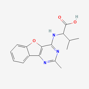 molecular formula C16H17N3O3 B4435091 N-(2-methyl[1]benzofuro[3,2-d]pyrimidin-4-yl)valine 