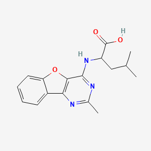 molecular formula C17H19N3O3 B4435155 N-(2-methyl[1]benzofuro[3,2-d]pyrimidin-4-yl)leucine 