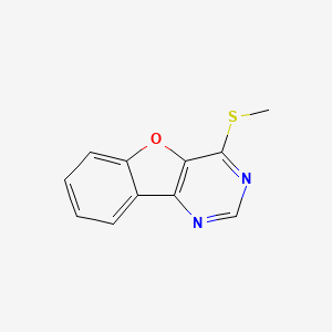 molecular formula C11H8N2OS B4435156 4-(methylthio)[1]benzofuro[3,2-d]pyrimidine CAS No. 62208-71-3