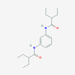 molecular formula C18H28N2O2 B443519 2-ethyl-N-{3-[(2-ethylbutanoyl)amino]phenyl}butanamide 