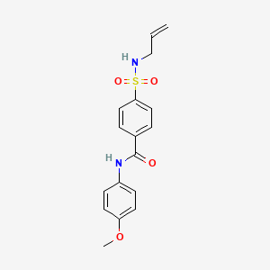 4-[(allylamino)sulfonyl]-N-(4-methoxyphenyl)benzamide