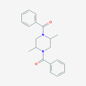 molecular formula C20H22N2O2 B443535 1,4-Dibenzoyl-2,5-dimethylpiperazine 