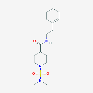 N-[2-(1-cyclohexen-1-yl)ethyl]-1-[(dimethylamino)sulfonyl]-4-piperidinecarboxamide