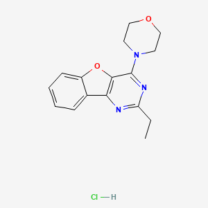 molecular formula C16H18ClN3O2 B4435569 2-ethyl-4-morpholin-4-yl[1]benzofuro[3,2-d]pyrimidine hydrochloride 