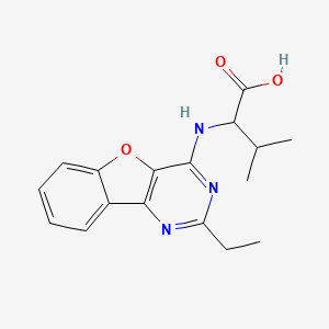 N-(2-ethyl[1]benzofuro[3,2-d]pyrimidin-4-yl)valine