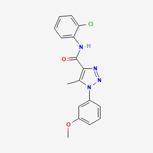 N-(2-chlorophenyl)-1-(3-methoxyphenyl)-5-methyl-1H-1,2,3-triazole-4-carboxamide