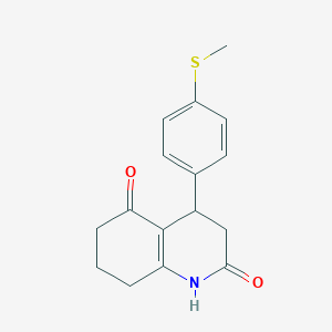 4-[4-(methylthio)phenyl]-4,6,7,8-tetrahydro-2,5(1H,3H)-quinolinedione